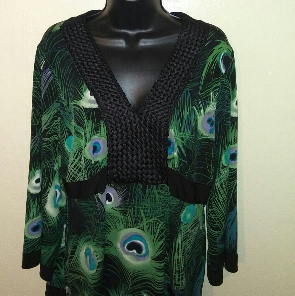Cato tropical blouse size extra large